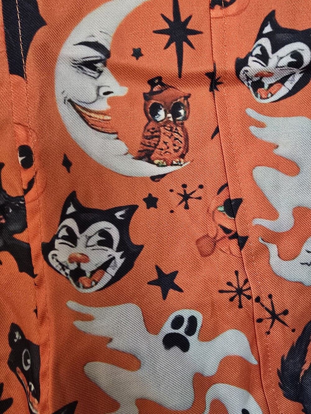 Halloween Lightweight Romper With Pockets With Adjustable Straps - Picture 2 of 4